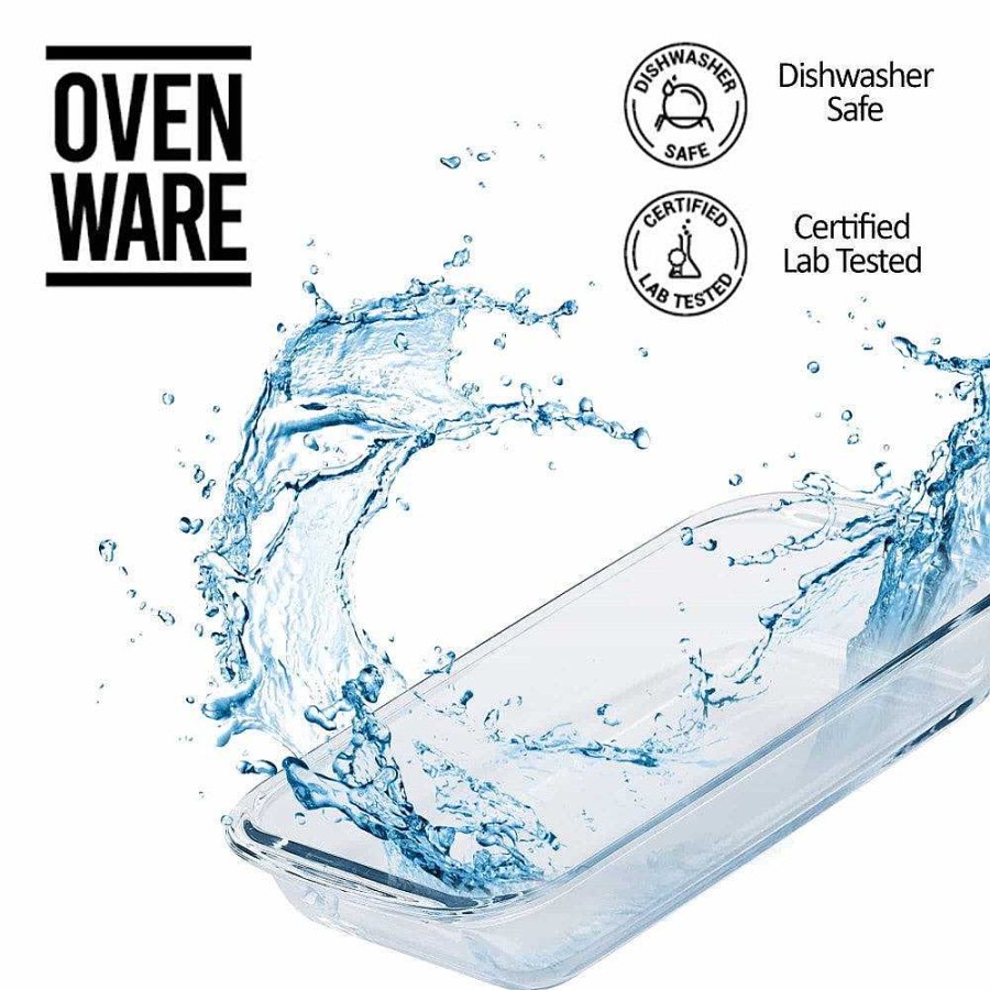 Treo Ovensafe Rectangle Dish Transparent Hot