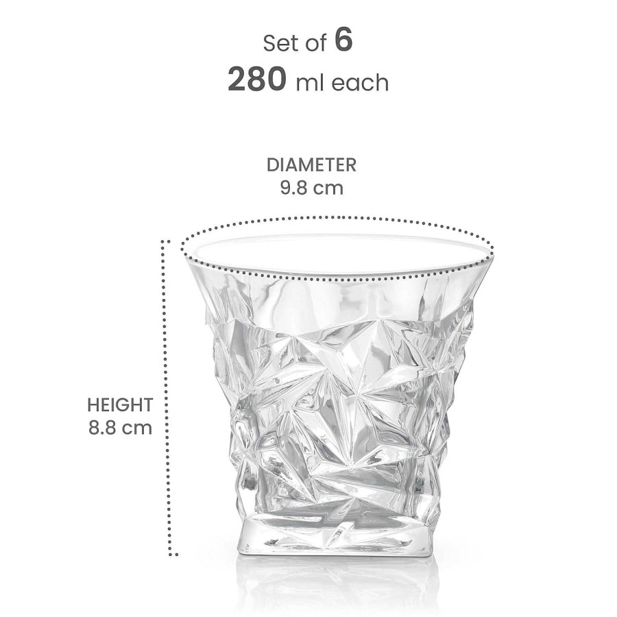 Treo Regal Glass Tumbler Transparent Clearance