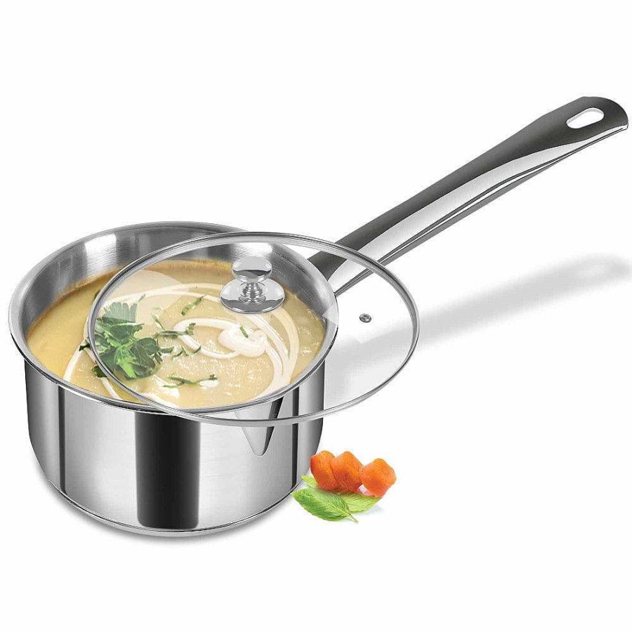 ProCook Sauce Pan With Lid - Triply Steel Best