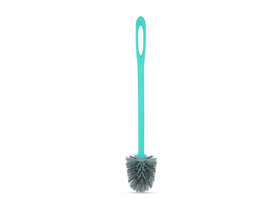 Spotzero Toilet Brush Round Aqua+Green Best