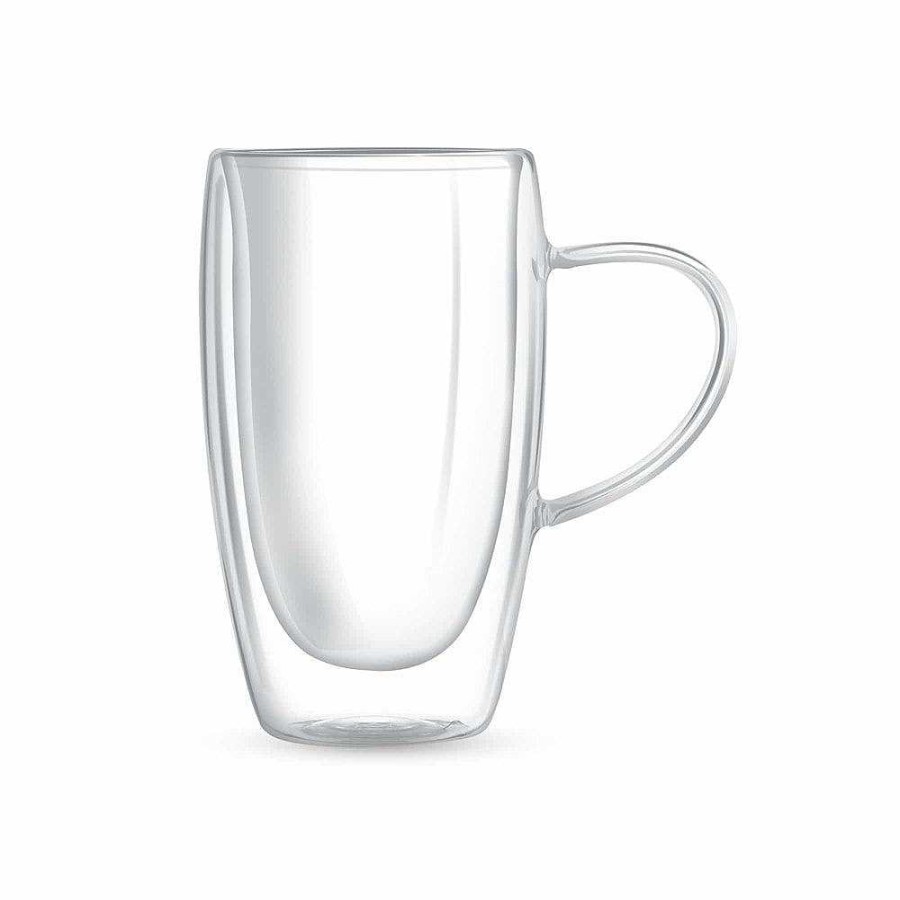 Treo Double Wall Beer/Juice Glass Mug Transparent Wholesale