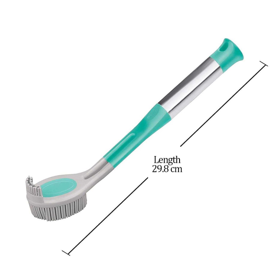 Spotzero Flexi Kitchen Brush Aqua+Green Hot