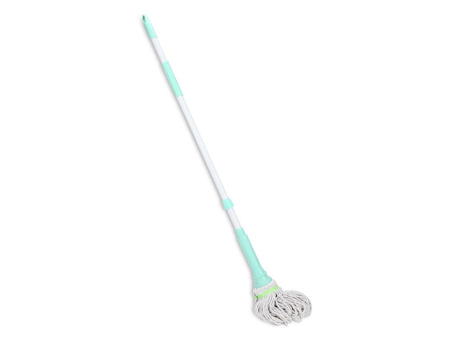 Spotzero Wring Mop Looped Cotton Aqua+Green Wholesale