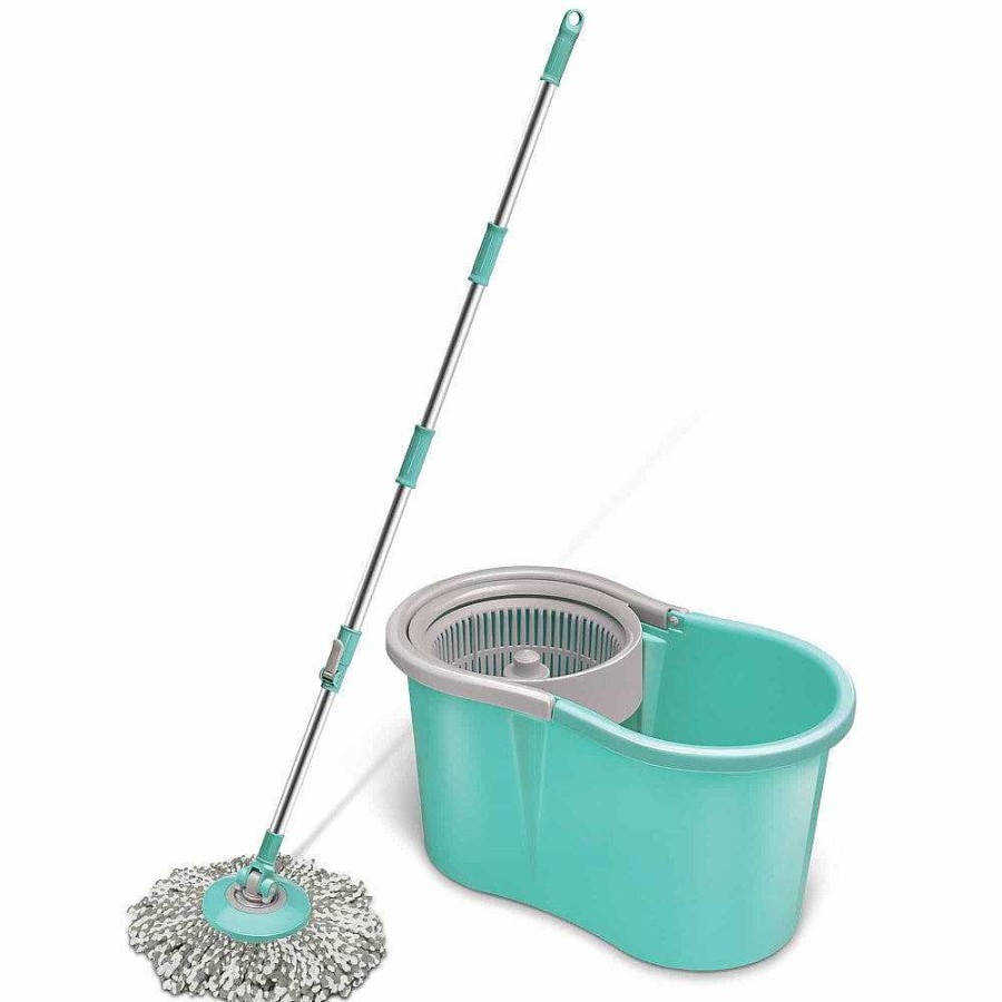 Spotzero Mini Spin Mop Aqua+Green Online