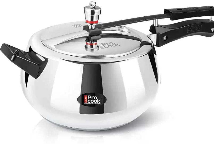 ProCook Curve Stainless Steel Pressure Cooker Inner Lid Silver Clearance