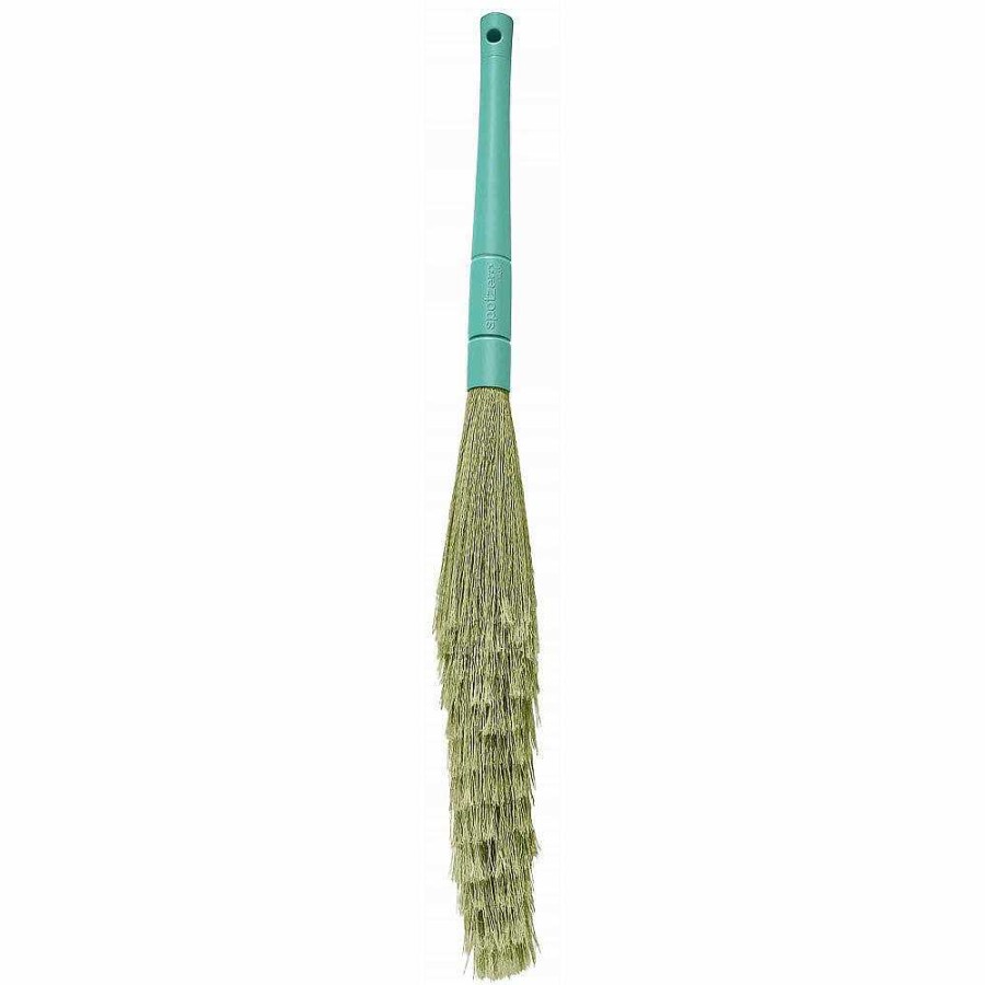 Spotzero Zero Dust Broom Aqua+Green Hot