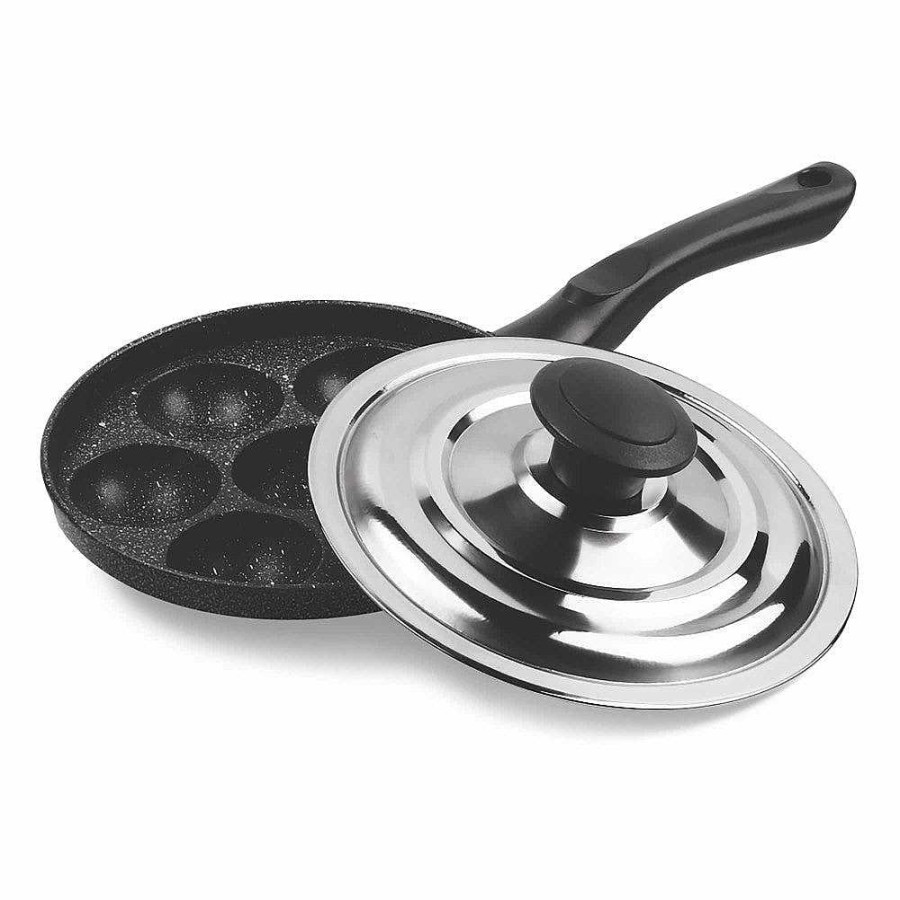 ProCook Appam Patra With Lid-Granito-Non Induction Steel Best