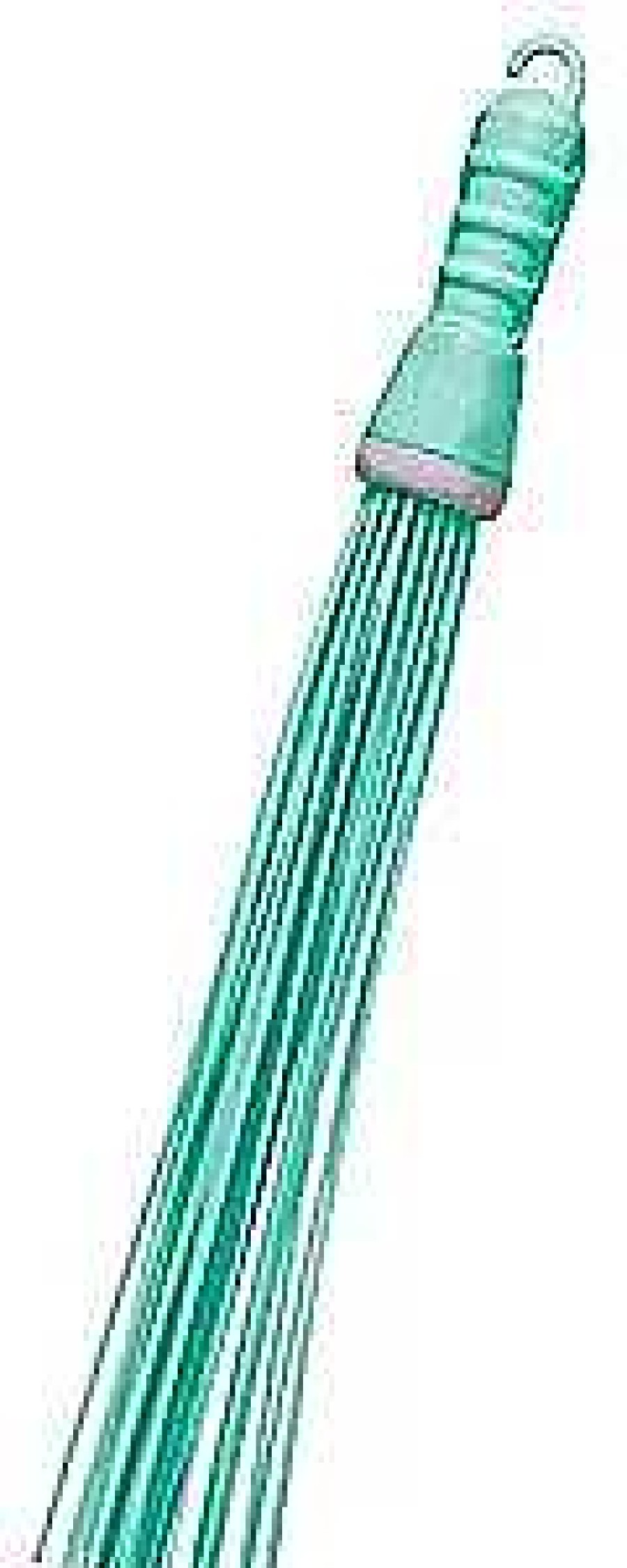 Spotzero Kharata Plastic Hard Bristle Broom Aqua+Green Wholesale