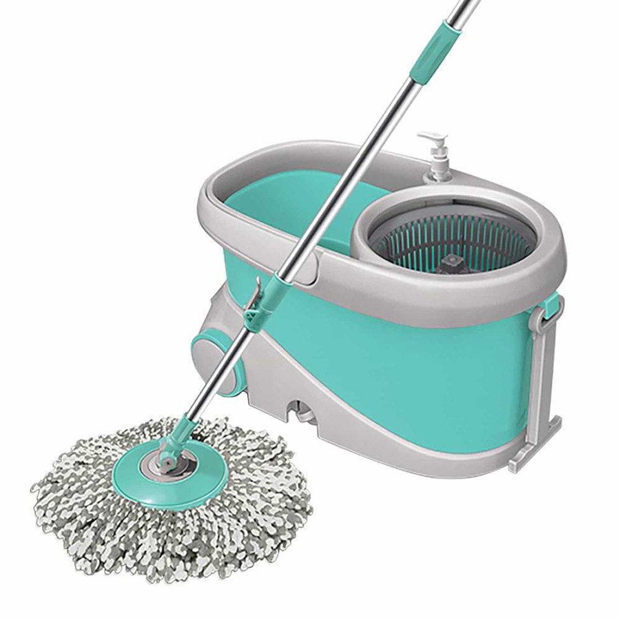 Spotzero Wave Spin Mop Aqua+Green Online