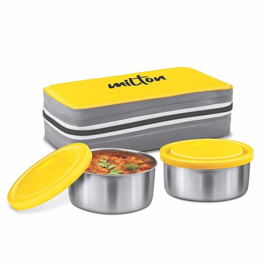 Milton New Mini Lunch Insulated Lunchbox Yellow New