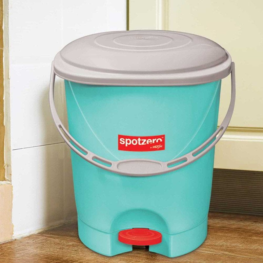 Spotzero Clean Up Dustbin Aqua+Green Clearance