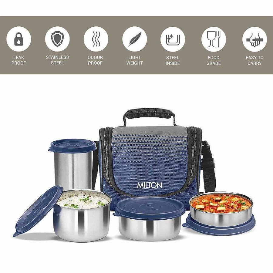 Milton Tasty Lunch Combo Steel Tiffin Wholesale