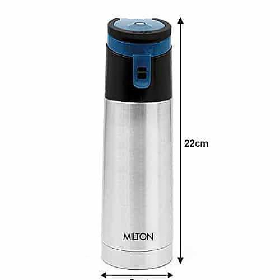 Milton Acme Thermosteel Flask Blue Clearance