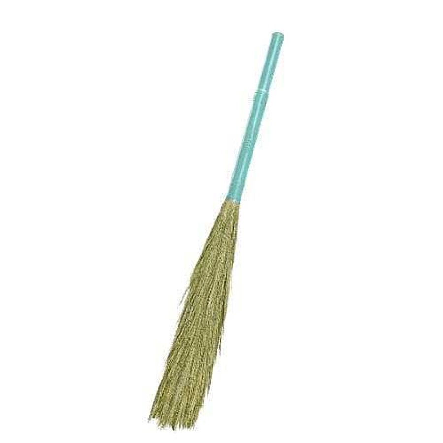 Spotzero Subhra Broom Aqua+Green Best