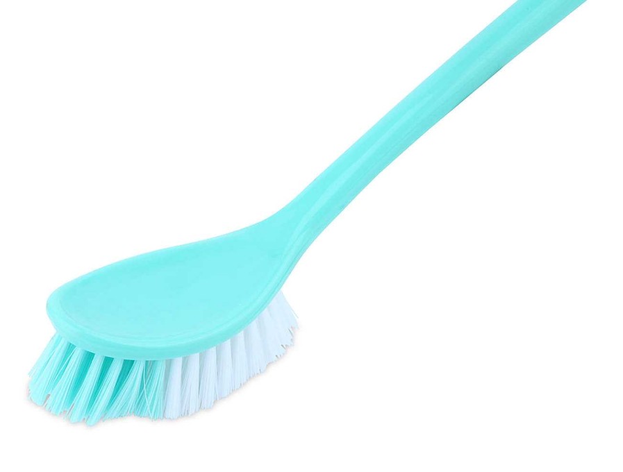 Spotzero Toilet Brush Oval Aqua+Green Hot