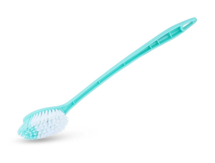 Spotzero Toilet Brush Oval Aqua+Green Hot