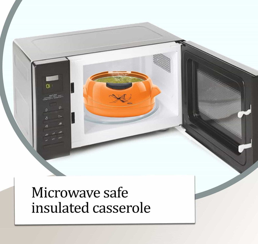 Milton Microwow One Touch Casserole Orange Online