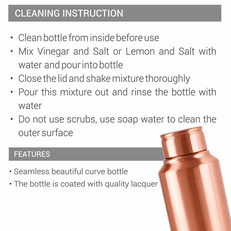 Milton Alpine Bottle Pure Copper Steel Clearance