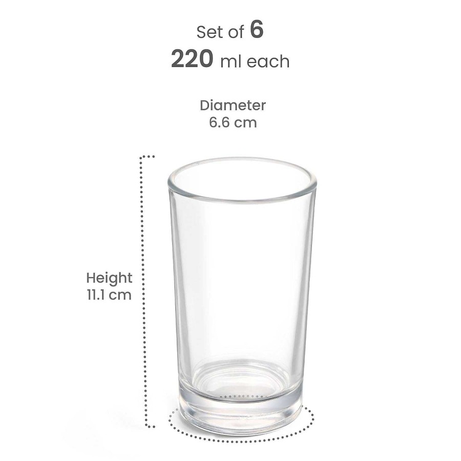 Treo Embassy Cool Glass Tumbler Transparent Wholesale