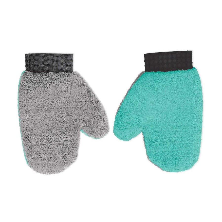 Spotzero Boon Multipurpose Microfiber Gloves Aqua+Green Hot