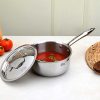 ProCook Sauce Pan With Lid - Triply Steel Best