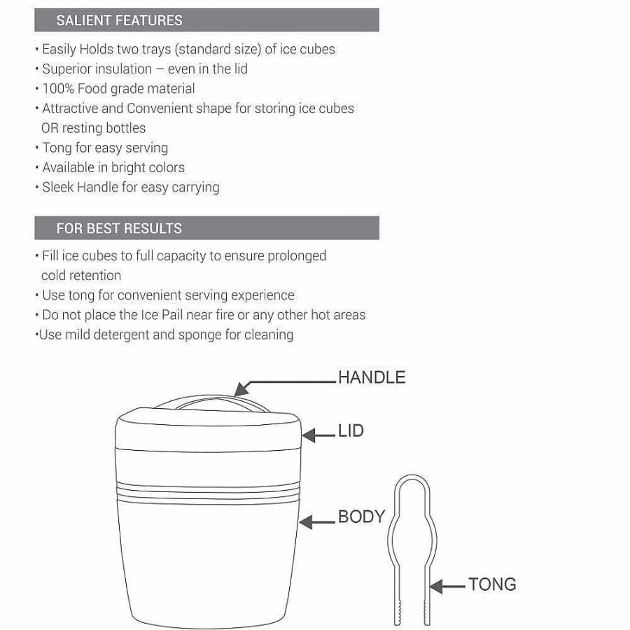 Milton Polar Ice Storage Pail Hot