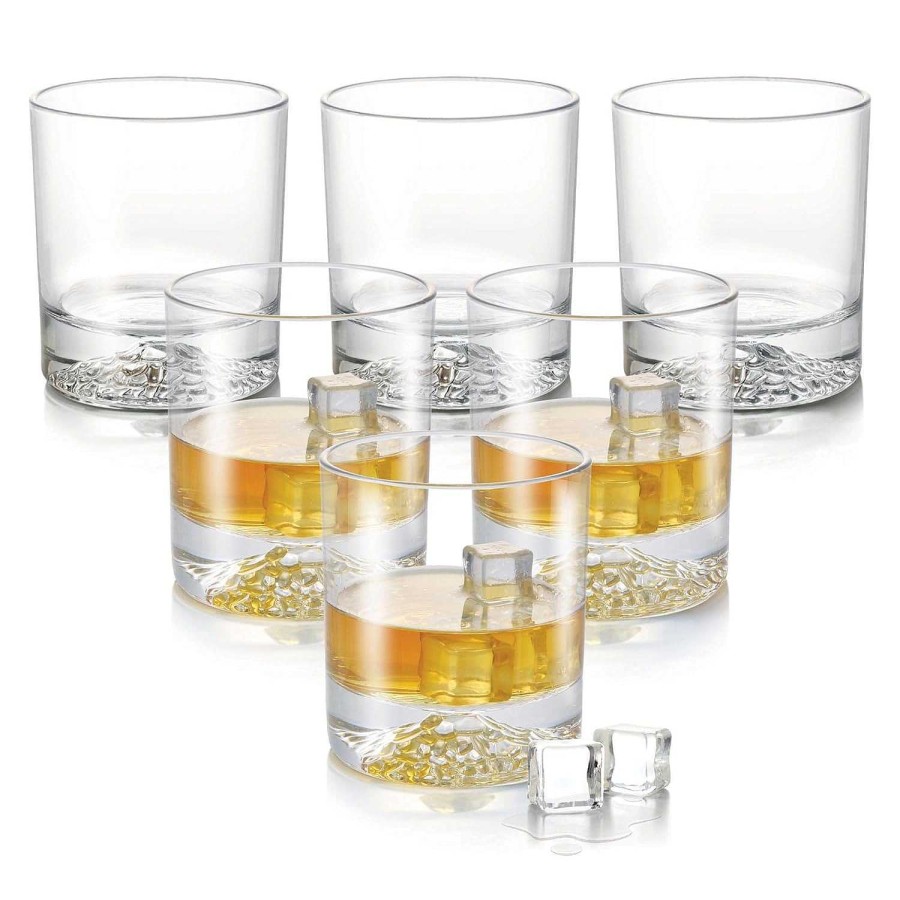 Treo 3D Gabbro On The Rocks Glass Tumblers Transparent Wholesale