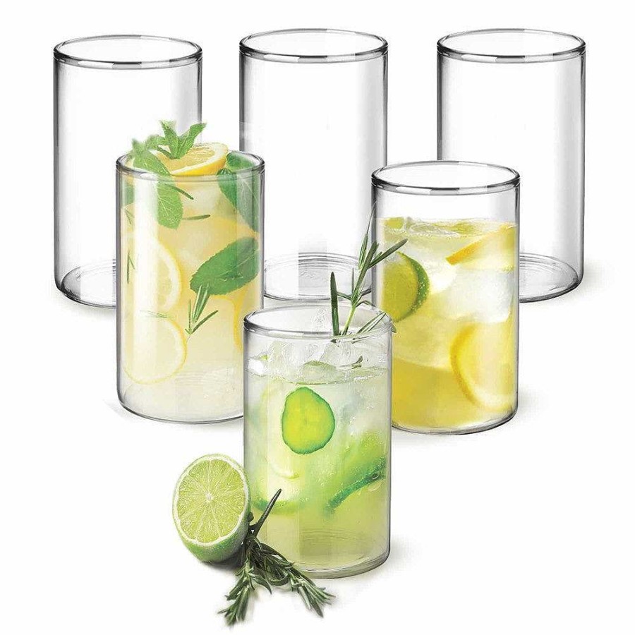 Treo Borosilicate Decorative Vector Glass Tumbler Transparent Wholesale