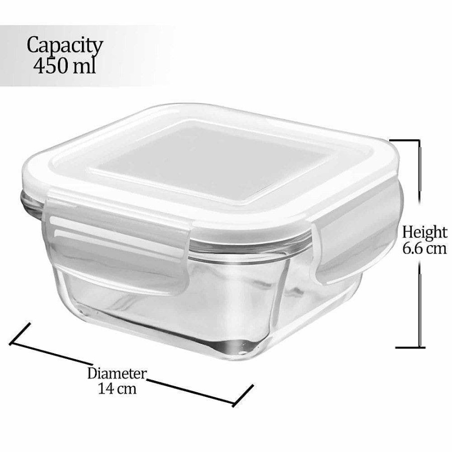 Treo Store Fresh Square Container Transparent Hot