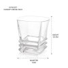 Treo Quadra Glass Tumbler Transparent Best