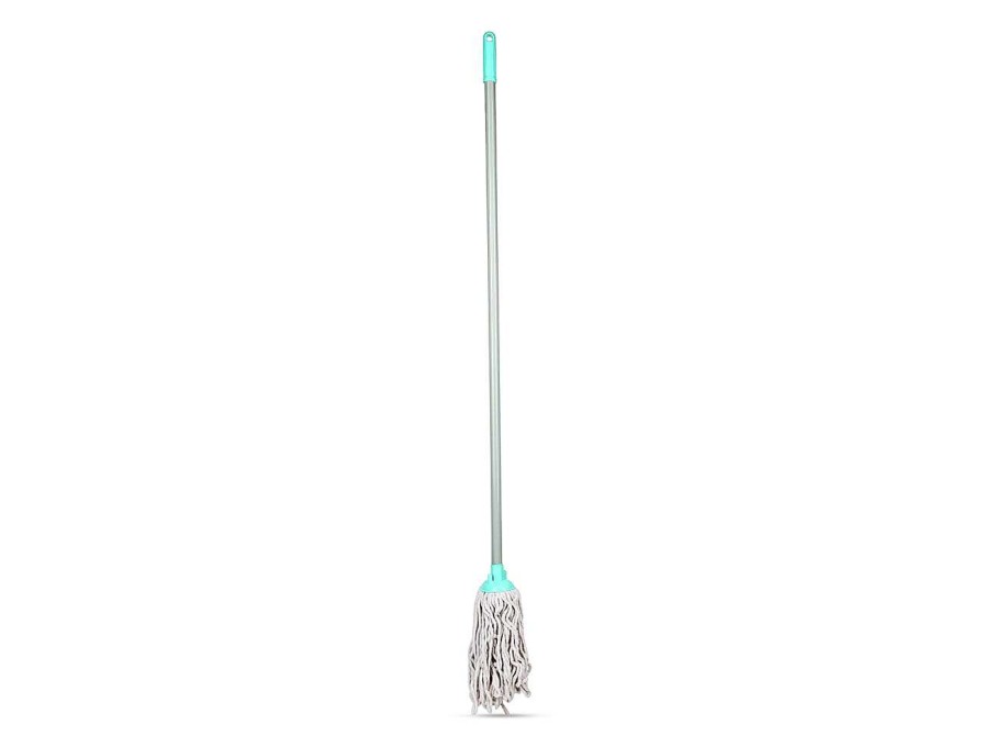 Spotzero Eco Floor Mop Loop Cotton Aqua+Green New