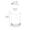 Treo Embassy Cool Glass Tumbler Transparent Wholesale