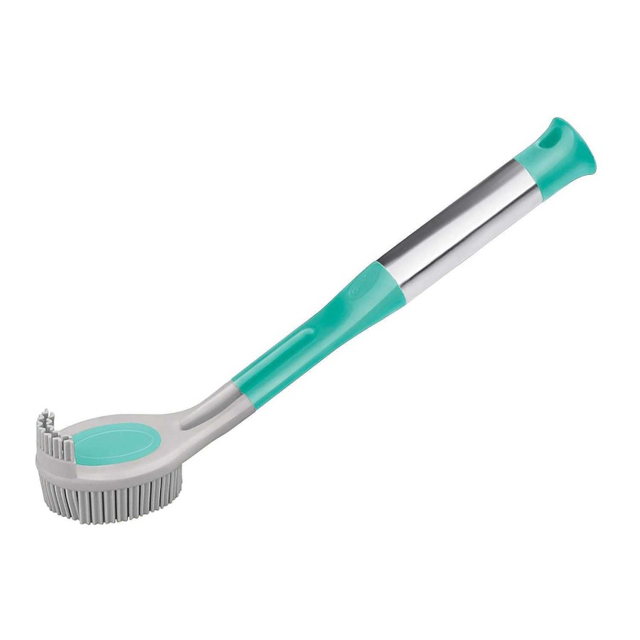 Spotzero Flexi Kitchen Brush Aqua+Green Hot