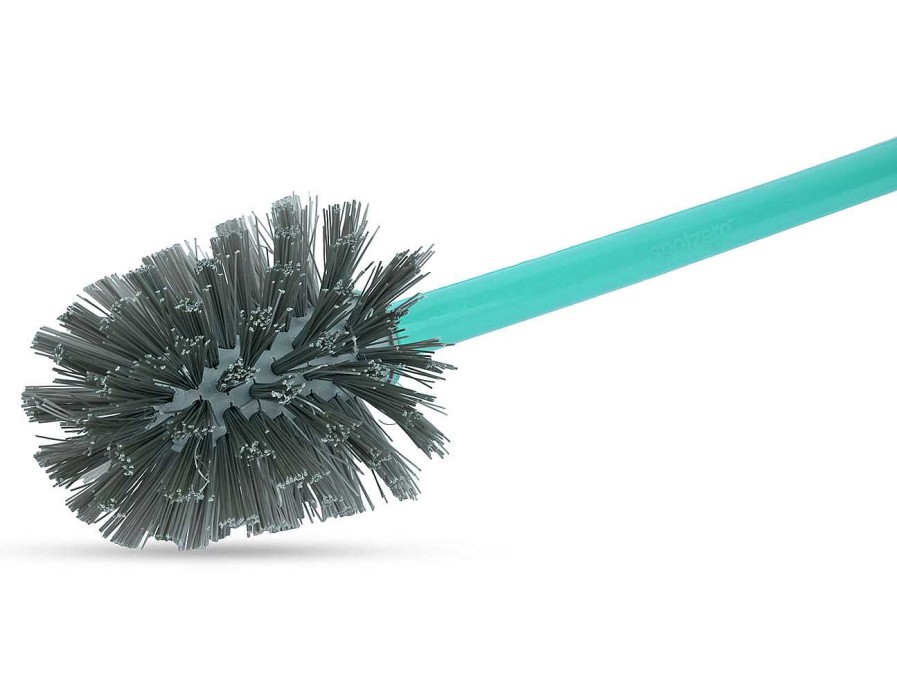 Spotzero Toilet Brush Round Aqua+Green Best