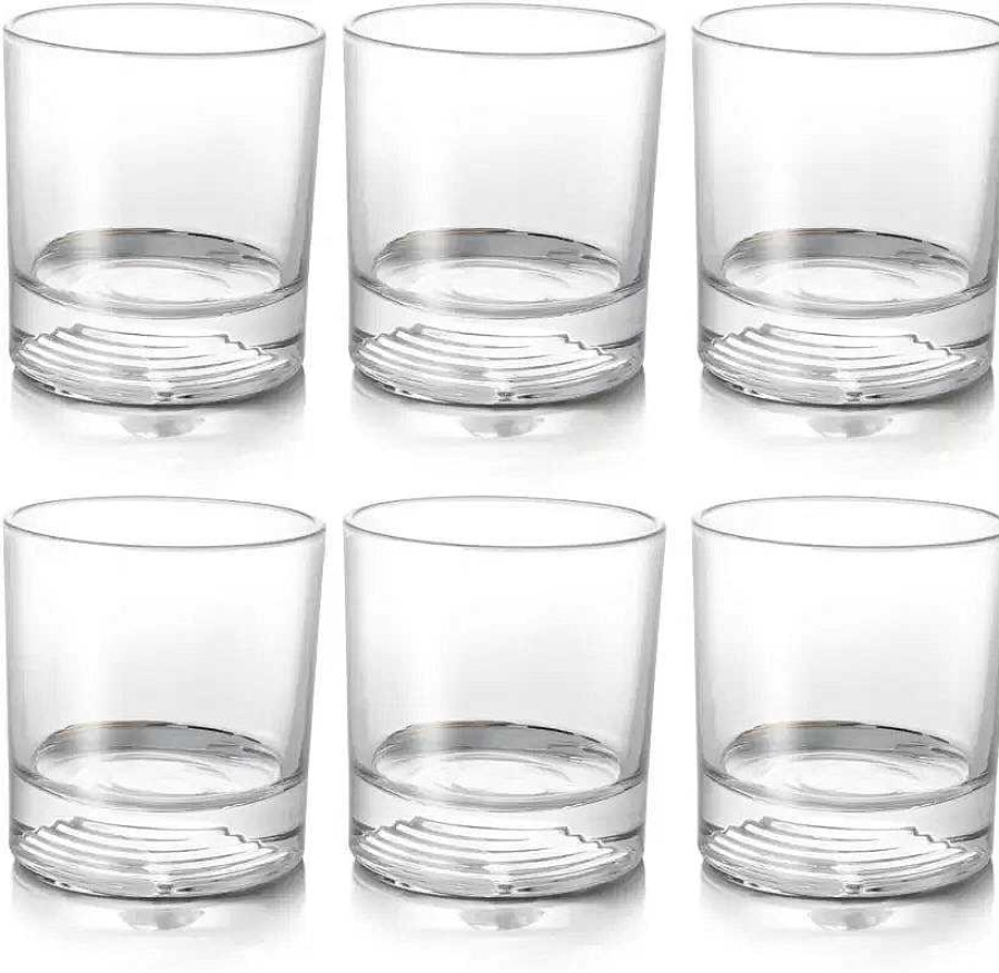 Treo 3D Quad On The Rocks Glass Tumblers Transparent Clearance