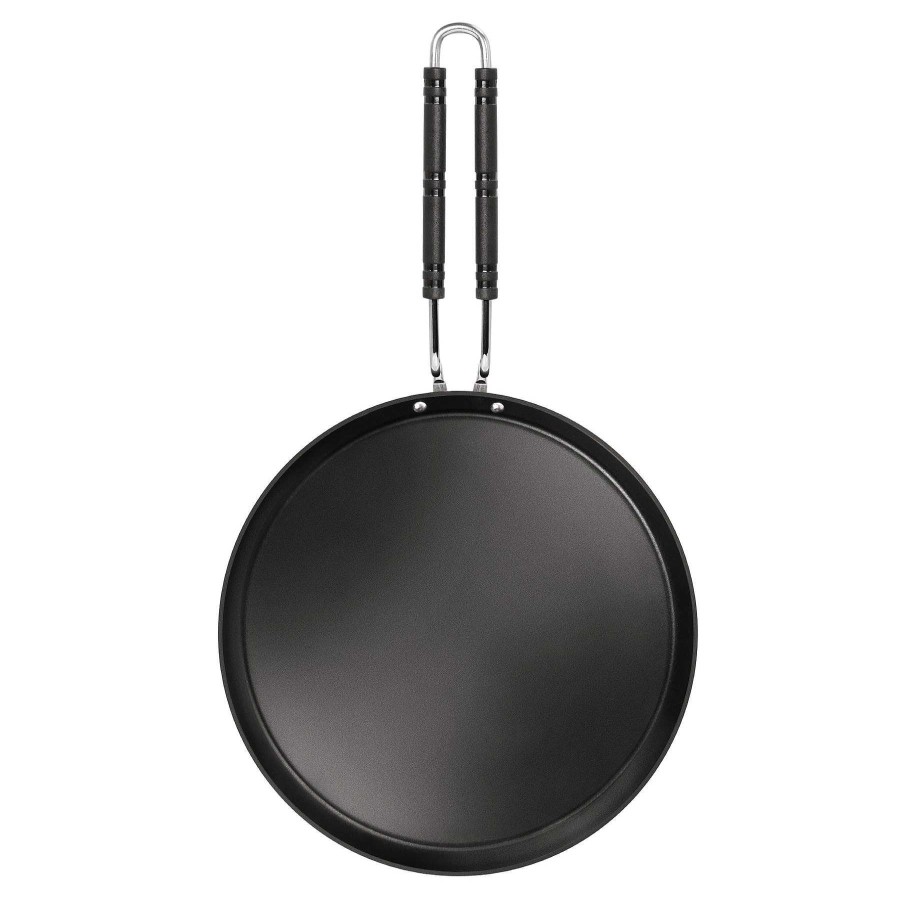 Procook Non Stick Iron Concave Tawa Black Clearance