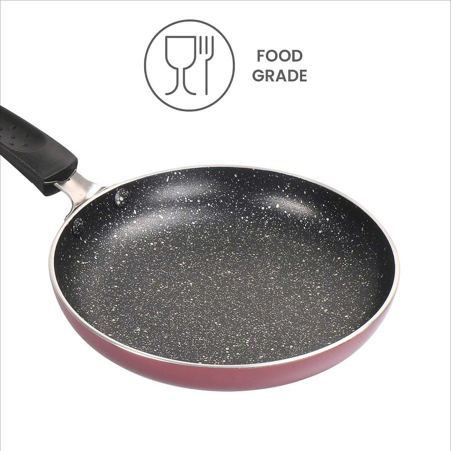 ProCook Granito Non Induction Fry Pan Burgundy Wholesale