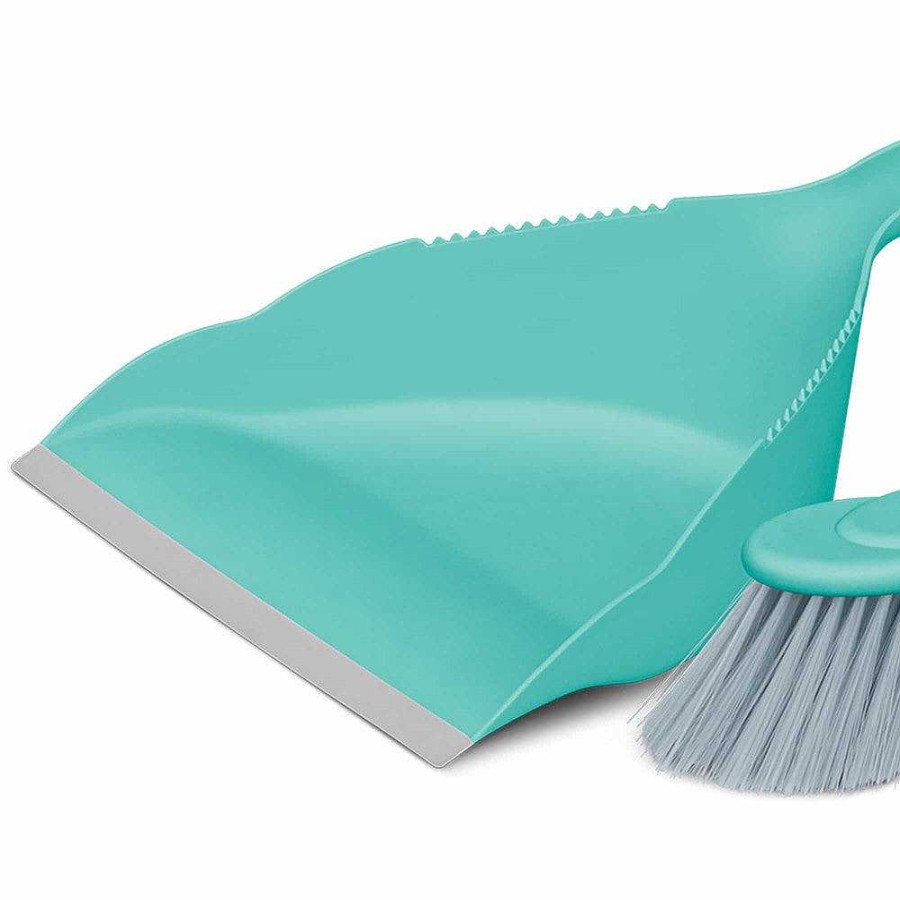 Spotzero Dustpan Set With Brush Aqua+Green Online