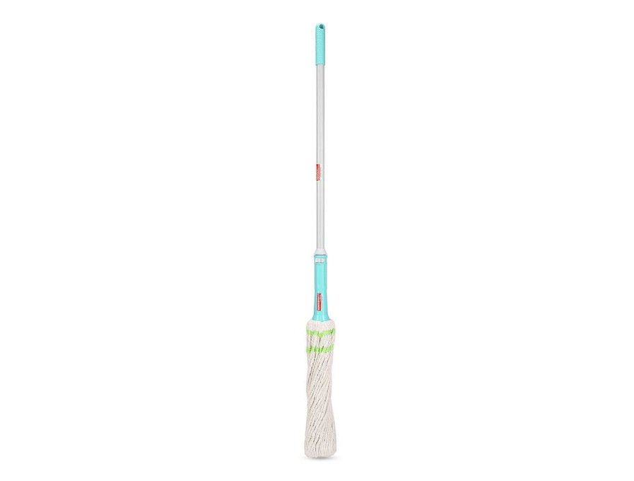 Spotzero Eco Twist & Squeeze Mop Cotton Aqua+Green Clearance