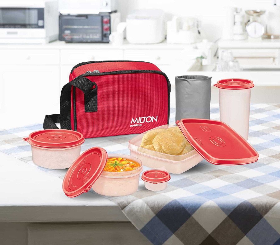 Milton Prime Lunch Lunchbox Red Clearance