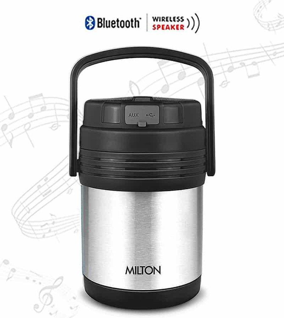 Milton Woofer Thermo Tiffin With Bluetooth Speaker Wholesale