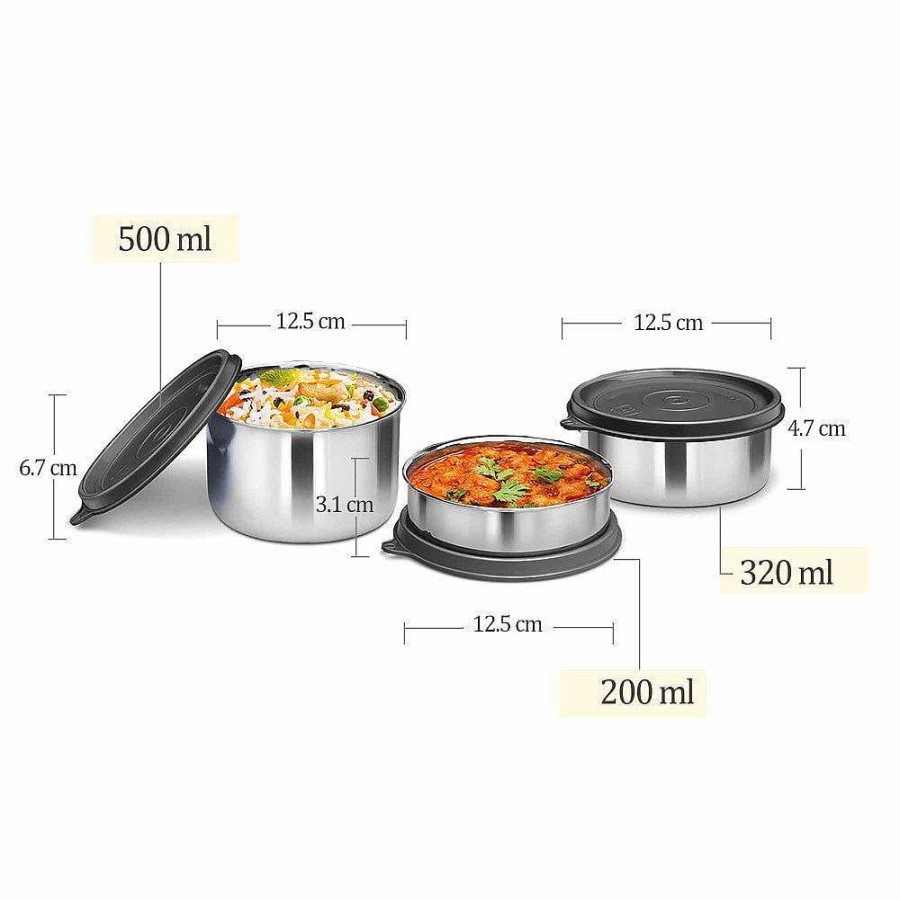 Milton Tasty Lunch Steel Tiffin Online