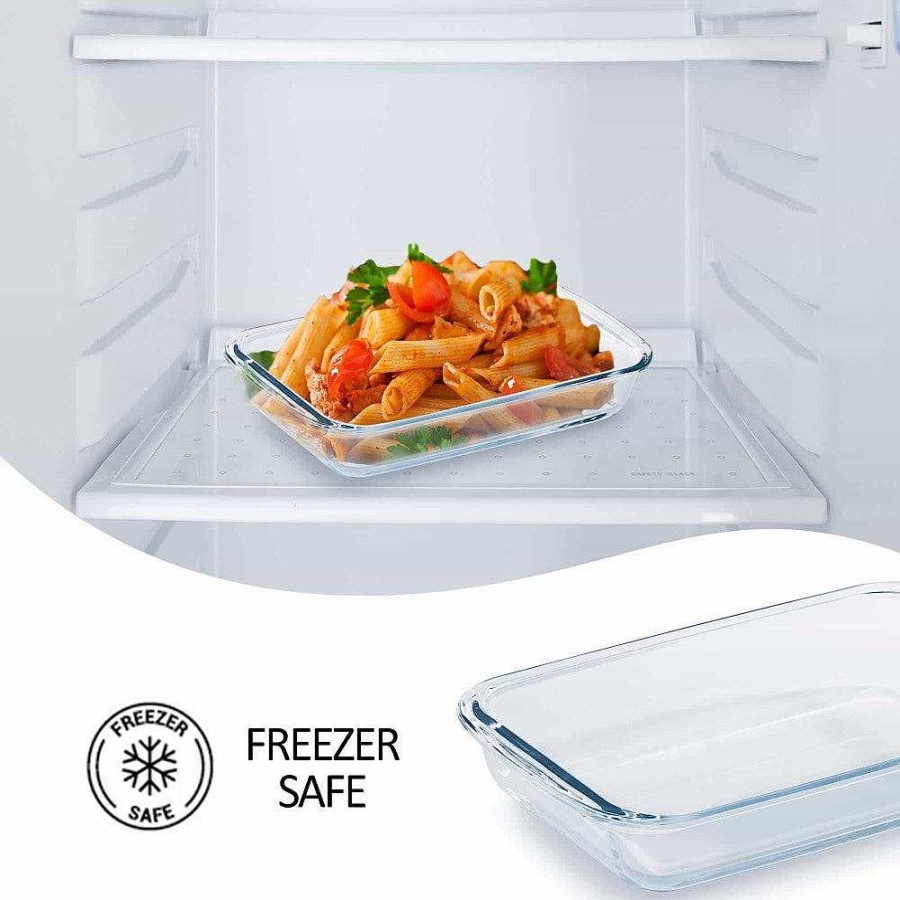 Treo Ovensafe Rectangle Dish Transparent Hot